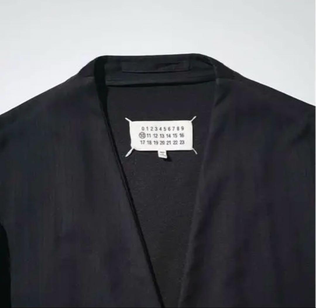 20ss Maison Margiela 10 ストライプノーカラージャケット
