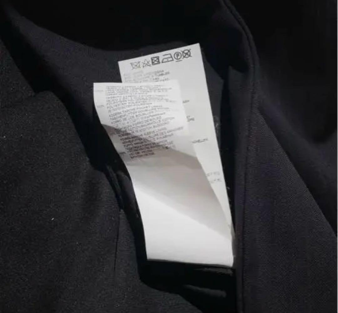 20ss Maison Margiela 10 ストライプノーカラージャケット