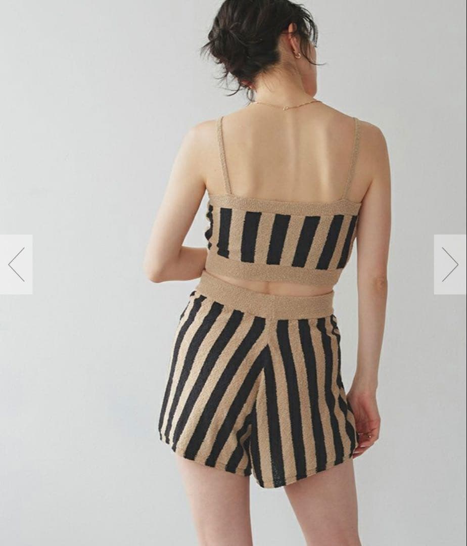 ☆長屋なぎささんコラボ　ストライプ　ニットビキニ☆ 新品未使用　 Sサイズ