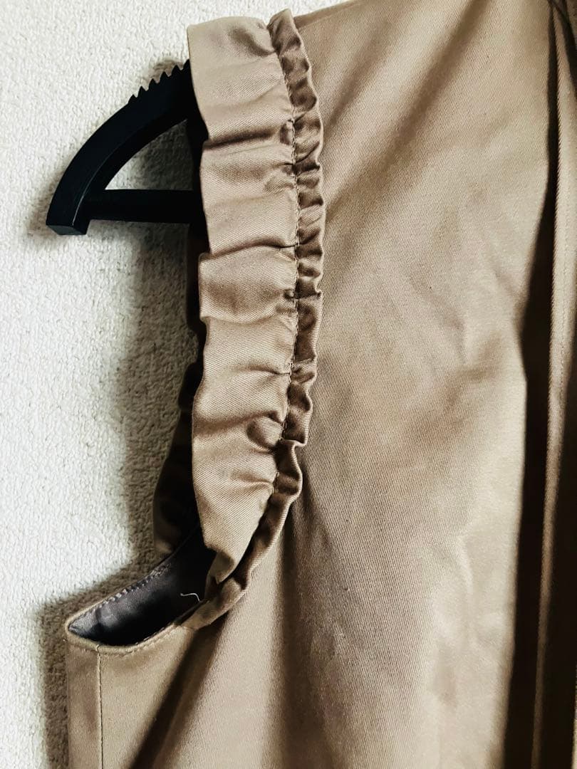 激レア　BURBERRY ブルーレーベル　フリルノースリーブ シャツワンピース