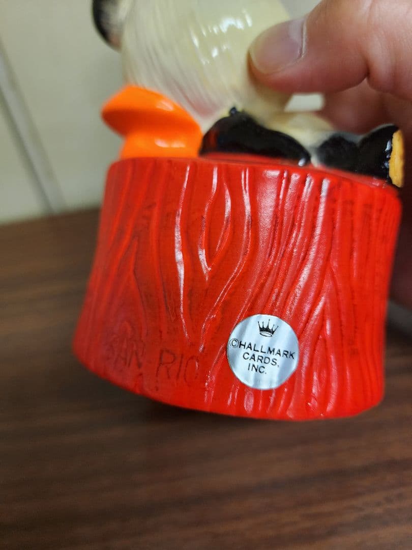 サンリオ　レトロパンダ　貯金箱　陶器製　ホールマーク