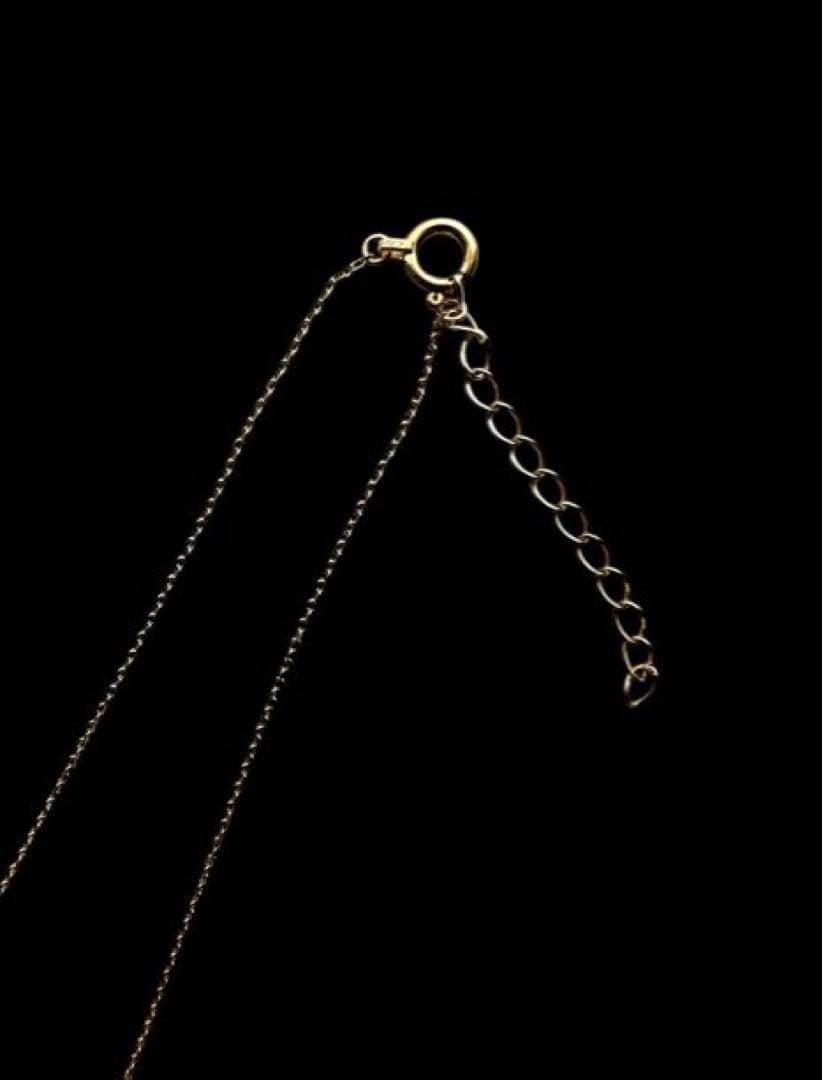 【日本製】K10YG 淡水パール ネックレス 40cm+3cm