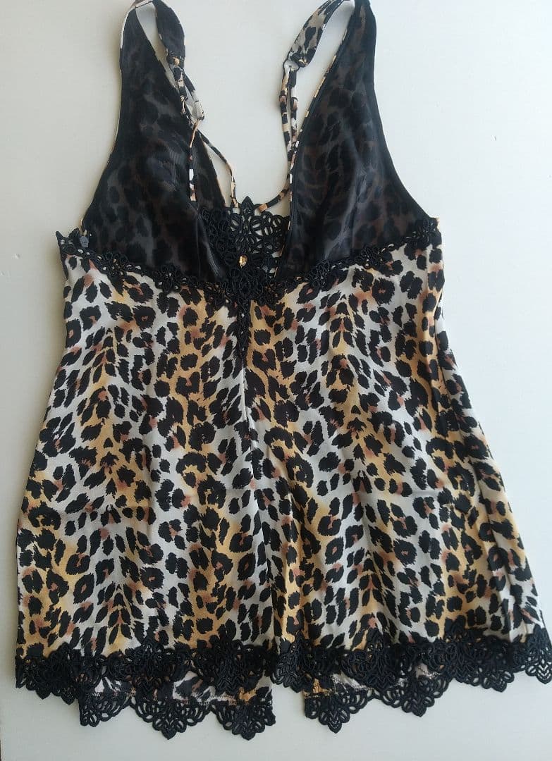 レア☆ワコール　サルート　ゼーン　キャミソール L 未使用　ヒョウ柄