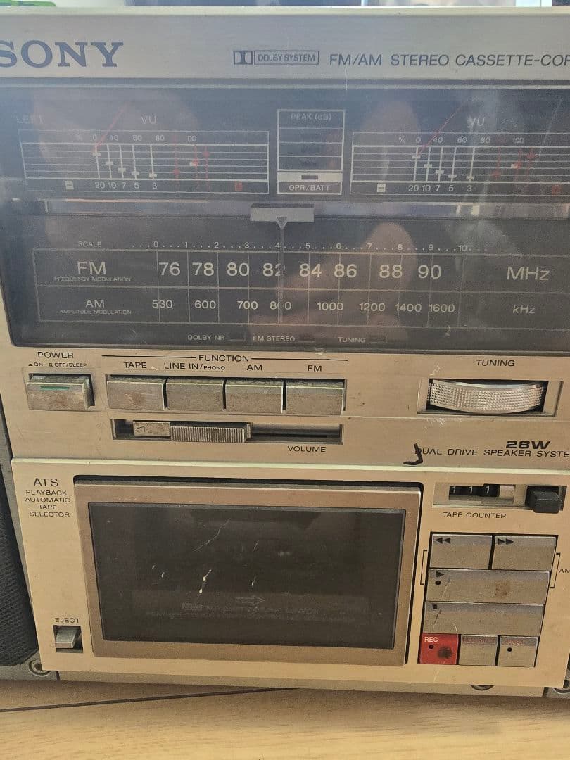 ソニー SONY CFS-F40 ラジカセ 昭和レトロ オーディオ機器