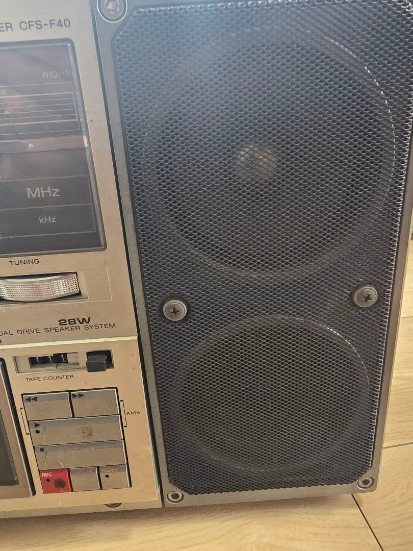 ソニー SONY CFS-F40 ラジカセ 昭和レトロ オーディオ機器