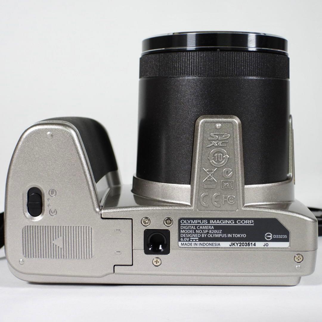 「美品」オリンパス デジタルカメラ STYLUS SP-820UZ シルバー