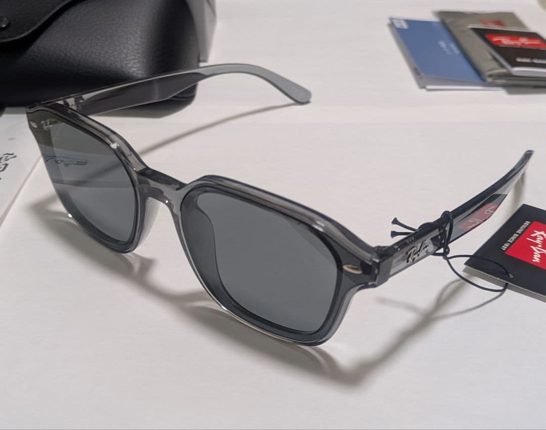 【新品】レイバン RB4458D 645087 クリアグレー サングラス