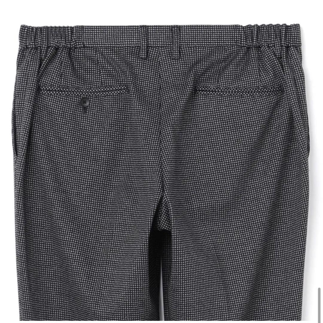 【未使用タグ付】洗える♪パジャマスーツ プリントジャージセット グレー千鳥格子L