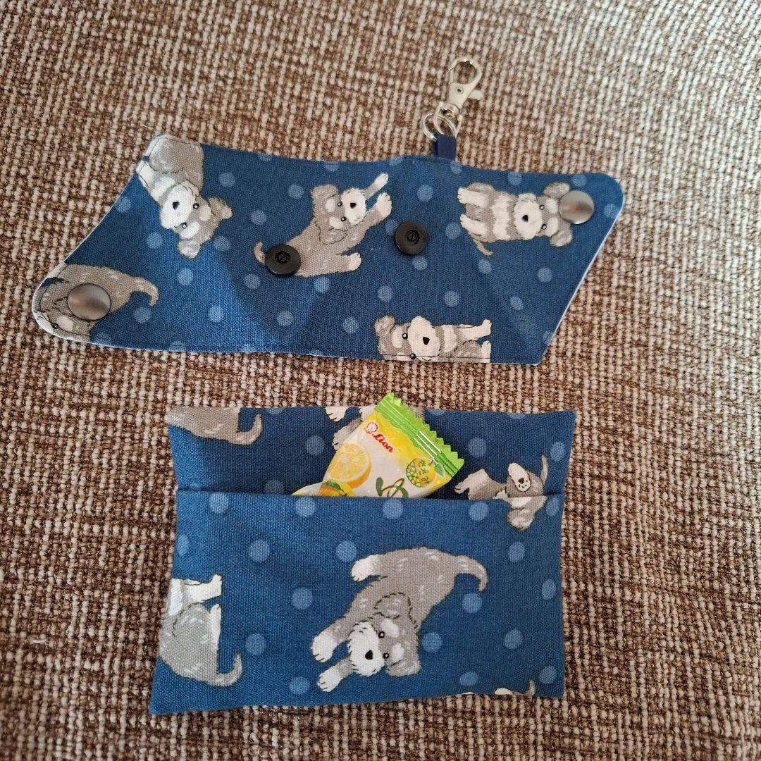 シュナウザー柄トートバッグ他12点セット　ハンドメイド