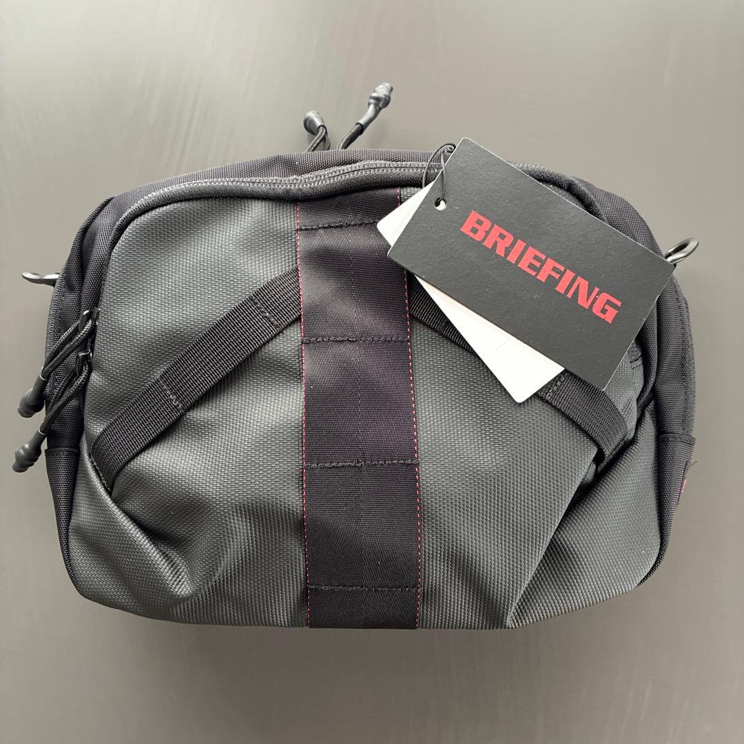 BRIEFING ショルダーバッグ ブラック/グレー