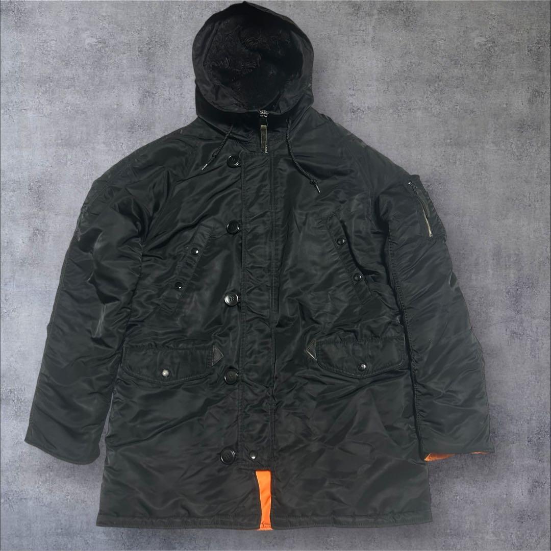 まめこALPHA アルファ N3B L ブラック ファー着脱可 2WAY