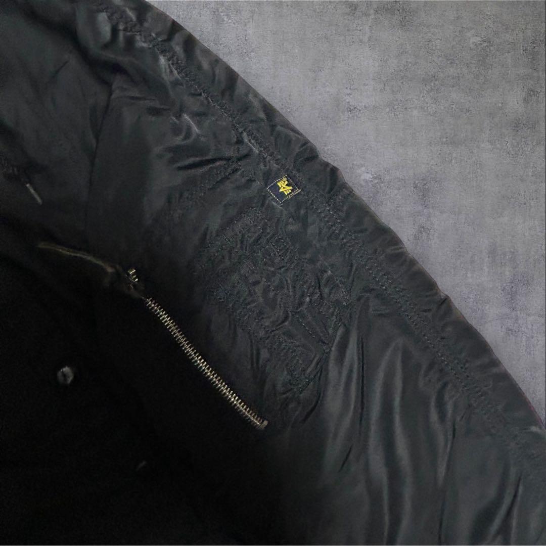 まめこALPHA アルファ N3B L ブラック ファー着脱可 2WAY