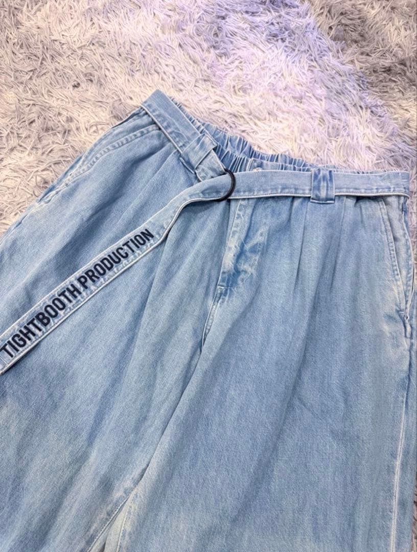 パンツ tight booth DENIM BAGGY SLACKS