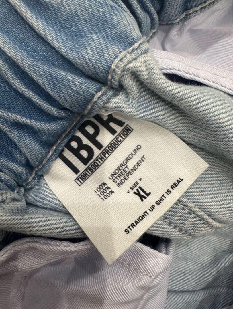 パンツ tight booth DENIM BAGGY SLACKS