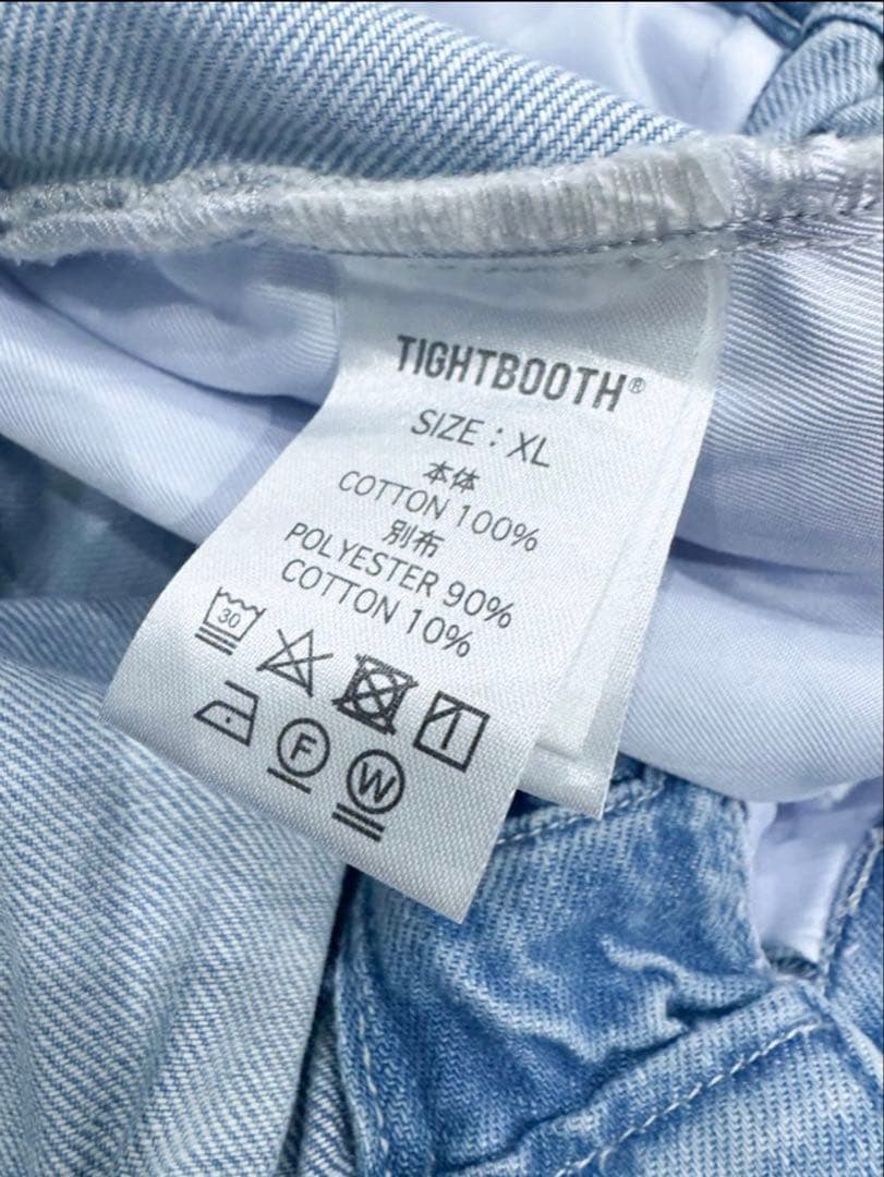 パンツ tight booth DENIM BAGGY SLACKS