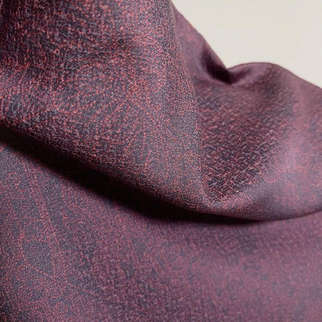 k181 単衣 色無地 洗える着物 うそつき袖 一つ紋 身丈149裄丈64.5