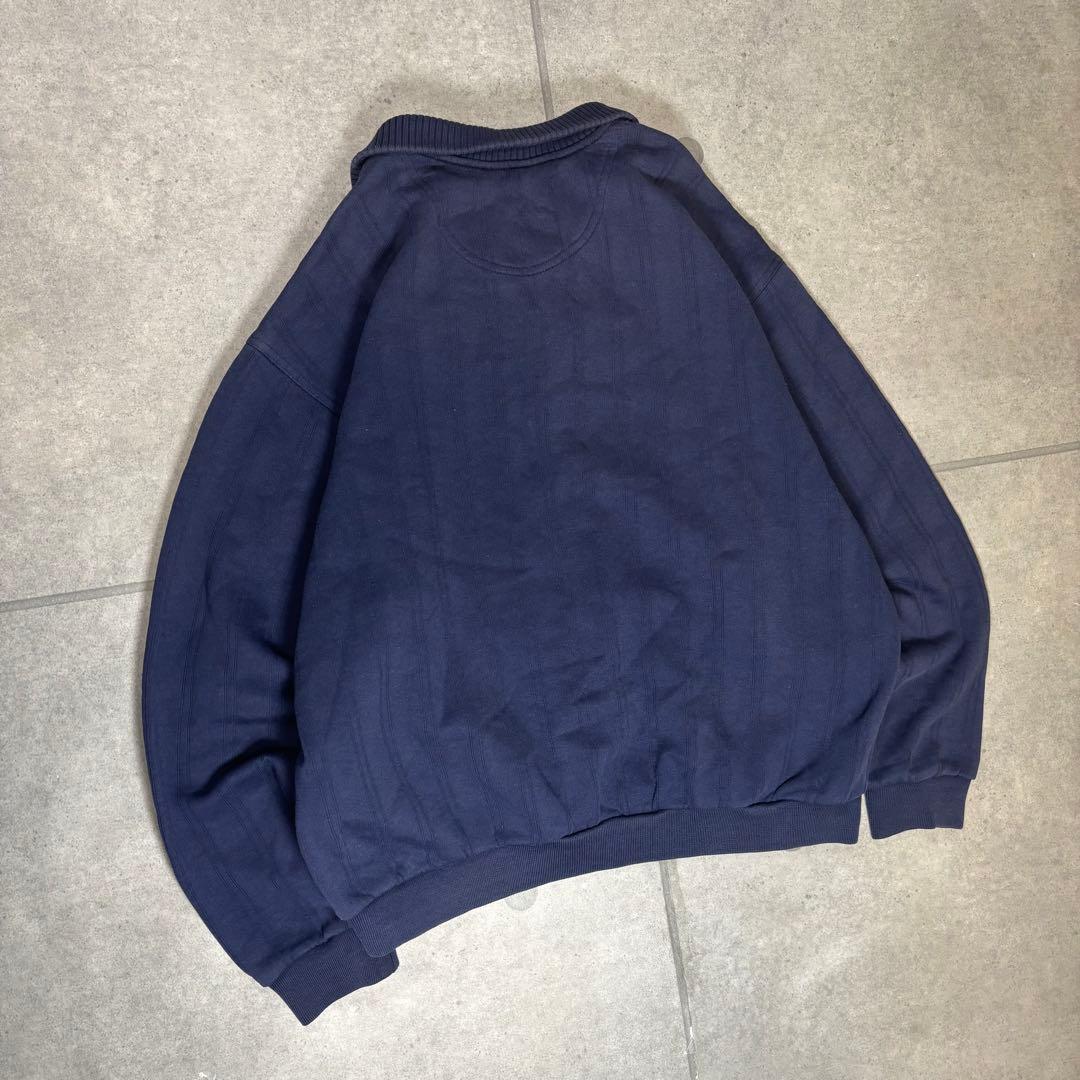 OLD NIKE GOLF　スウェット　90s　刺繍　ハーフジップ　センターロゴ