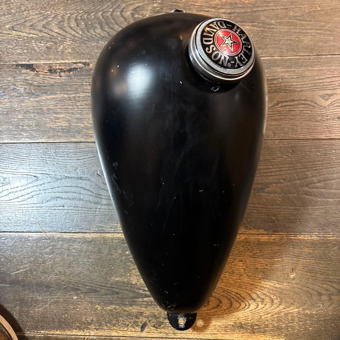 ハーレー　ショベルヘッド　エッグタンク　タンクキャップ　七宝焼