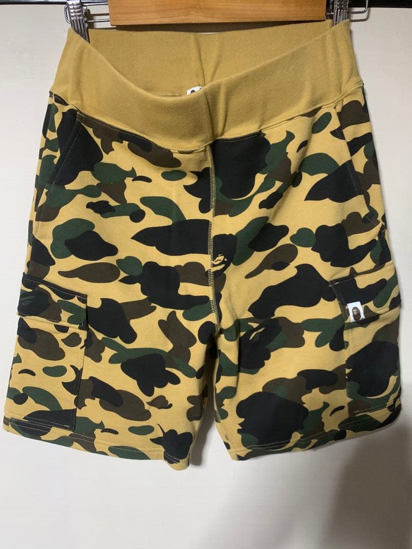 1st camo イエローハーフパンツ