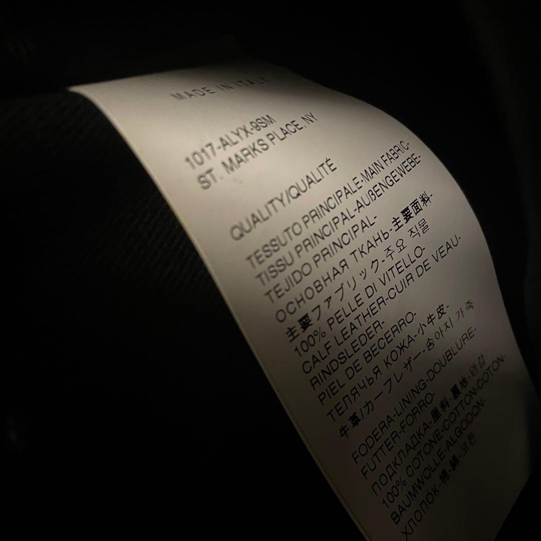 1017 ALYX 9SM ブラックショルダーバッグ