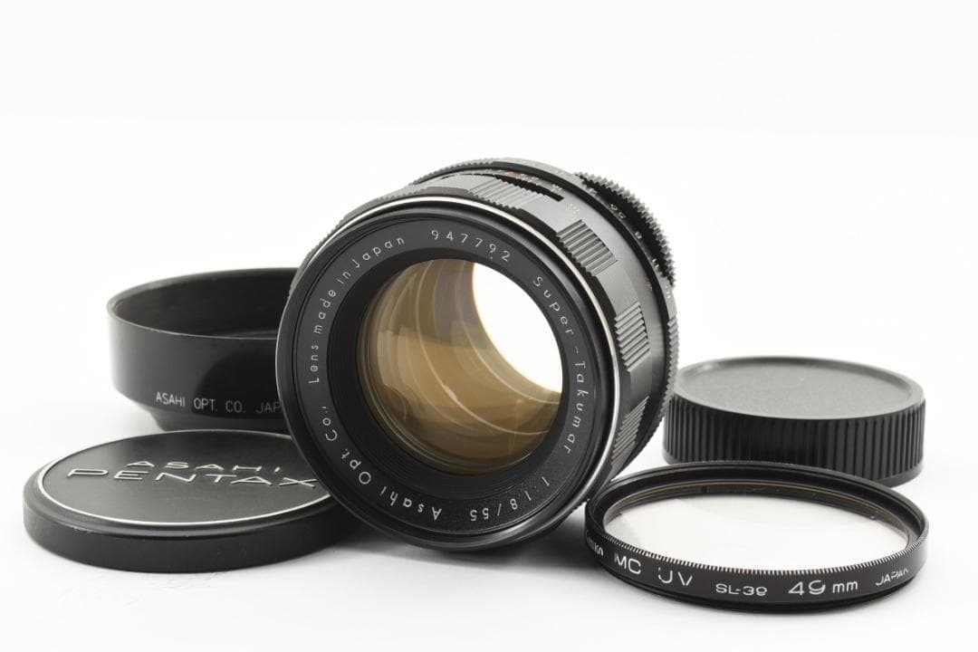 ☆前期型☆ Super Takumar 55mm F1.8 フード付 SO266