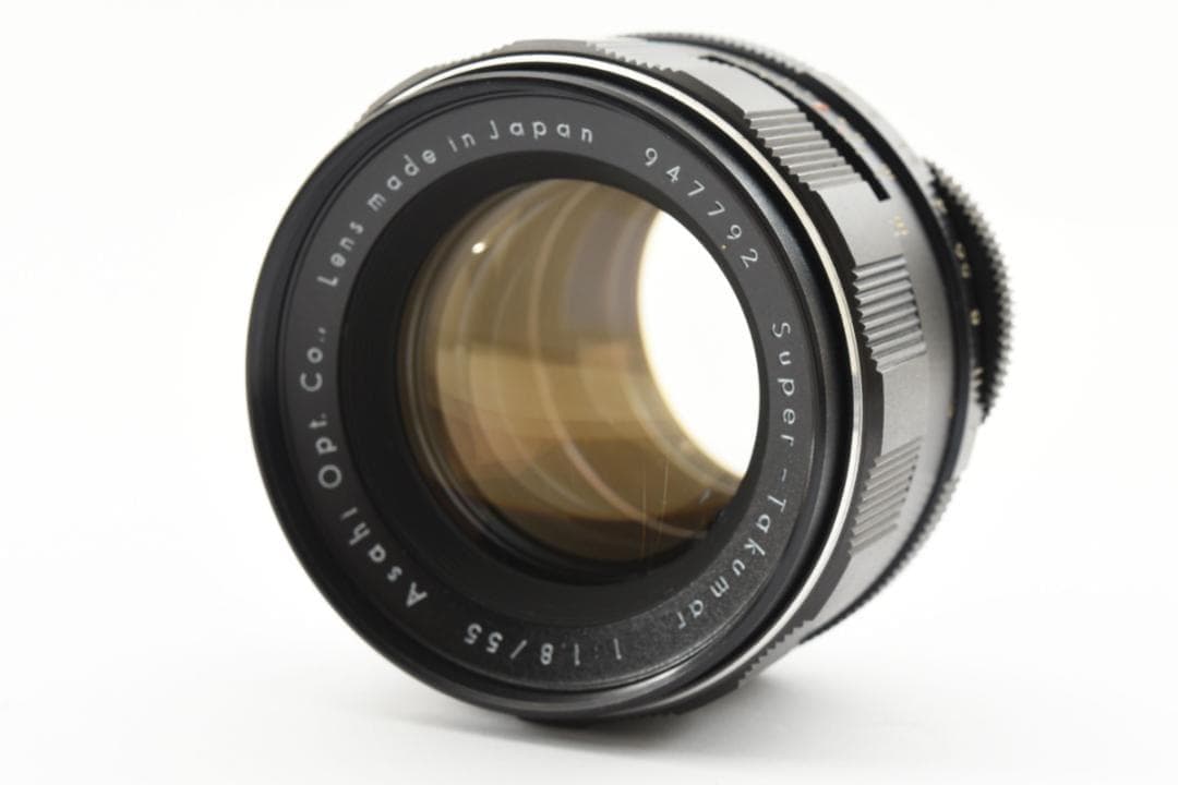 ☆前期型☆ Super Takumar 55mm F1.8 フード付 SO266