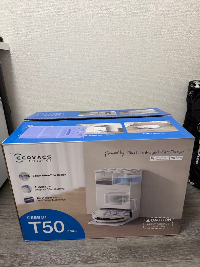 ECOVACS DEEBOT T50 OMNI 掃除機 DDX57-12EE