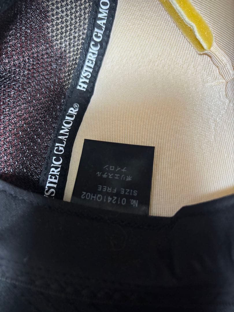 HYSTERIC GLAMOUR スタッズキャップ 黒