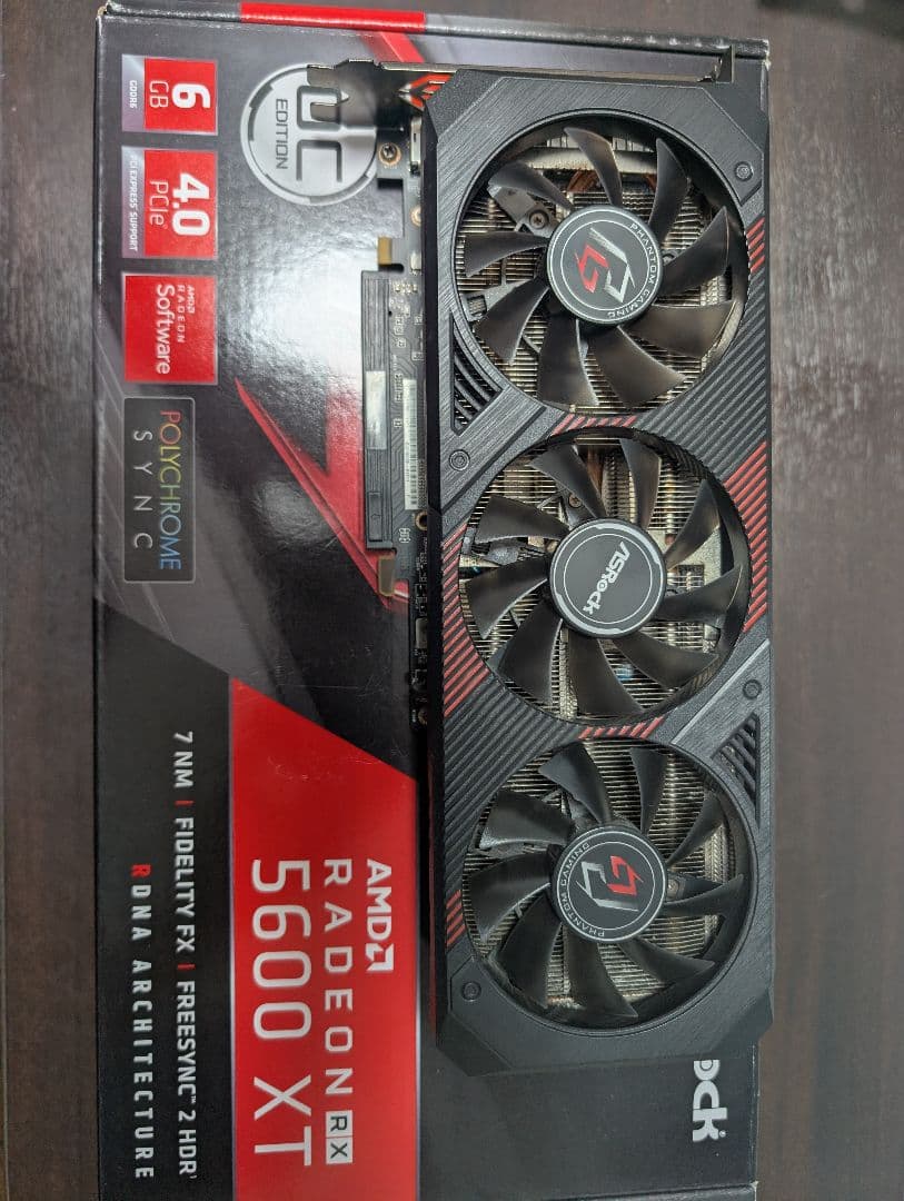 グラフィックボード・グラボ・ビデオカード AMD Radeon ASRock RX 5600 XT 6GB GDDR6