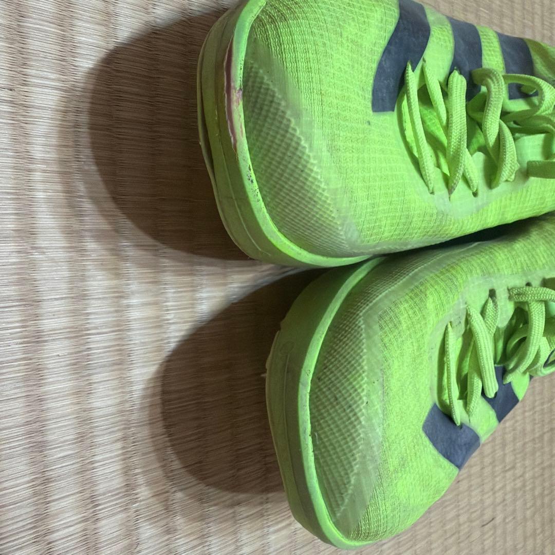 adizero ロングジャンプ　イエロー 27.5 ステップシューズ袋付！