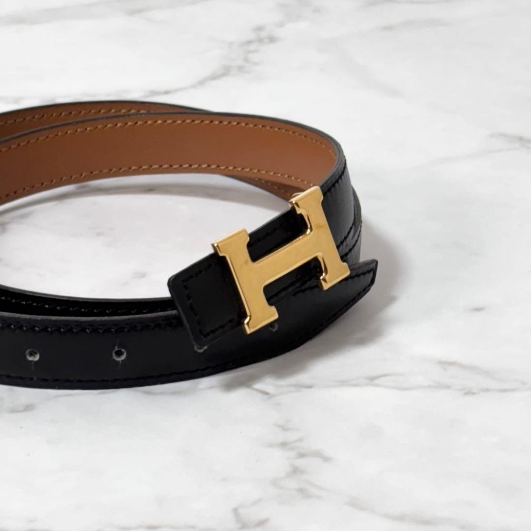 極美品✨　HERMES　エルメス　ベルト　コンスタンス　ゴールドバックル　〇K