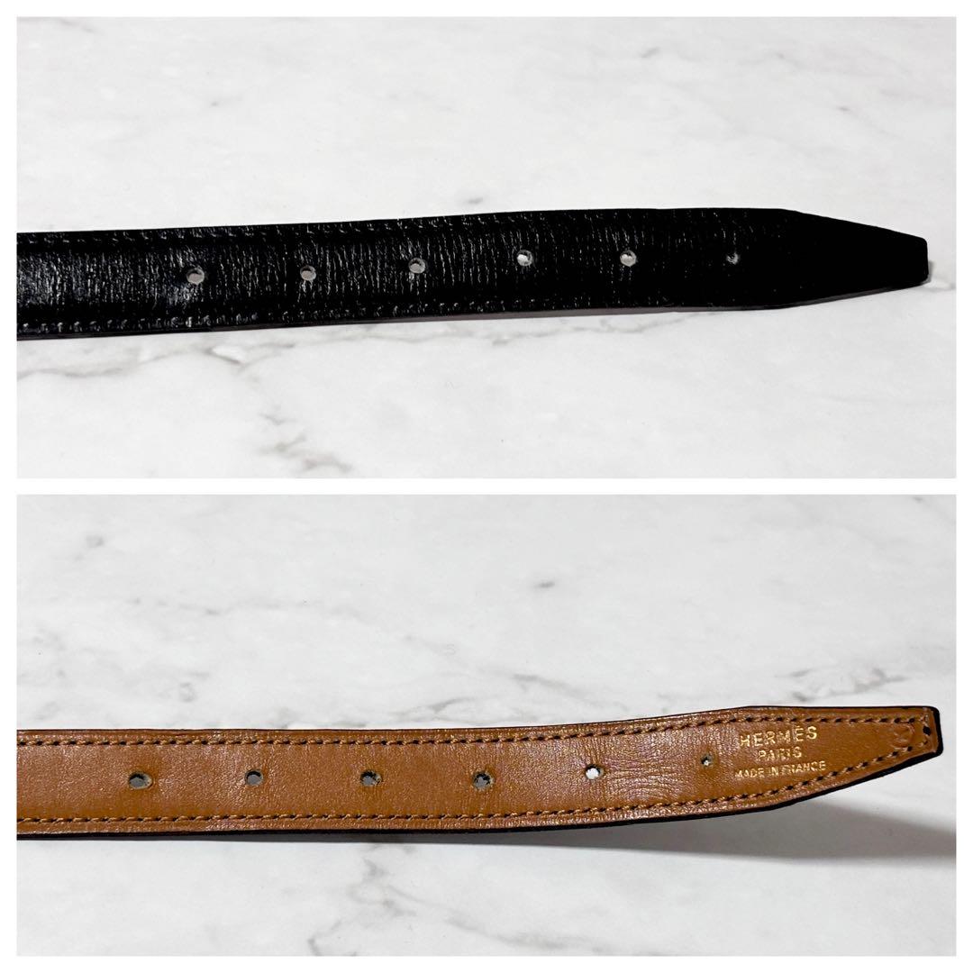 極美品✨　HERMES　エルメス　ベルト　コンスタンス　ゴールドバックル　〇K