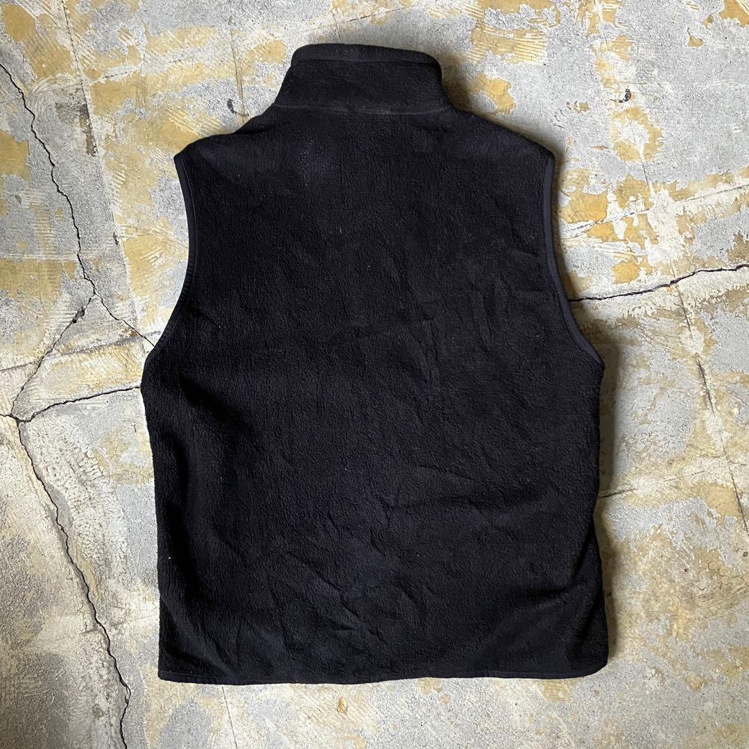 90S USA製 patagonia シンチラ フリースベスト ブラック