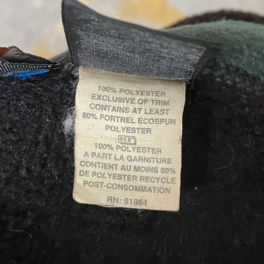 90S USA製 patagonia シンチラ フリースベスト ブラック