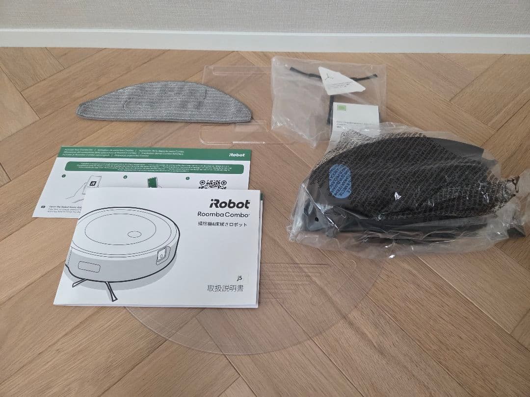 【美品】 iRbot Roomba Combo 掃除機&床拭きロボット J5