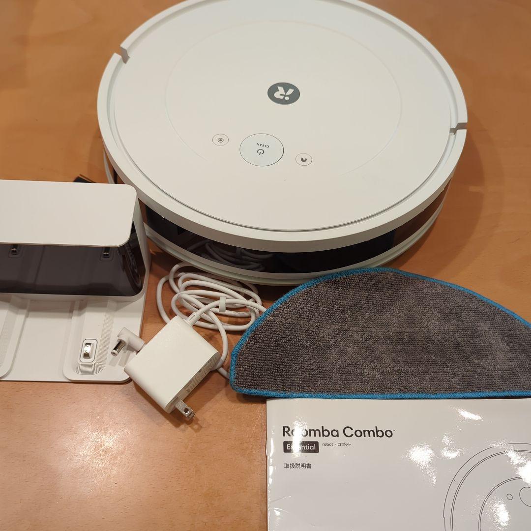 美品ルンバ自動ロボット掃除機Roomba Combo 本体水拭き機能付