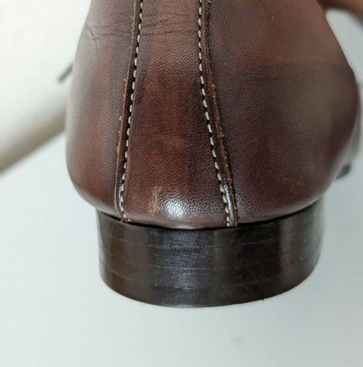 ビュルデサボン bulle de savon ハンドペイントレザーシューズ　M