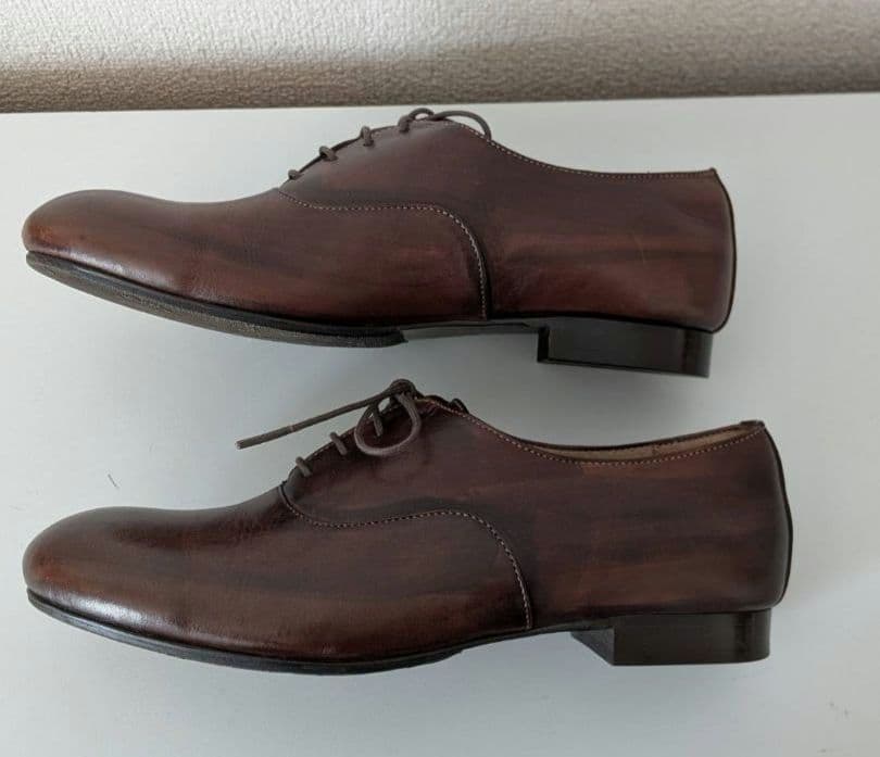 ビュルデサボン bulle de savon ハンドペイントレザーシューズ　M