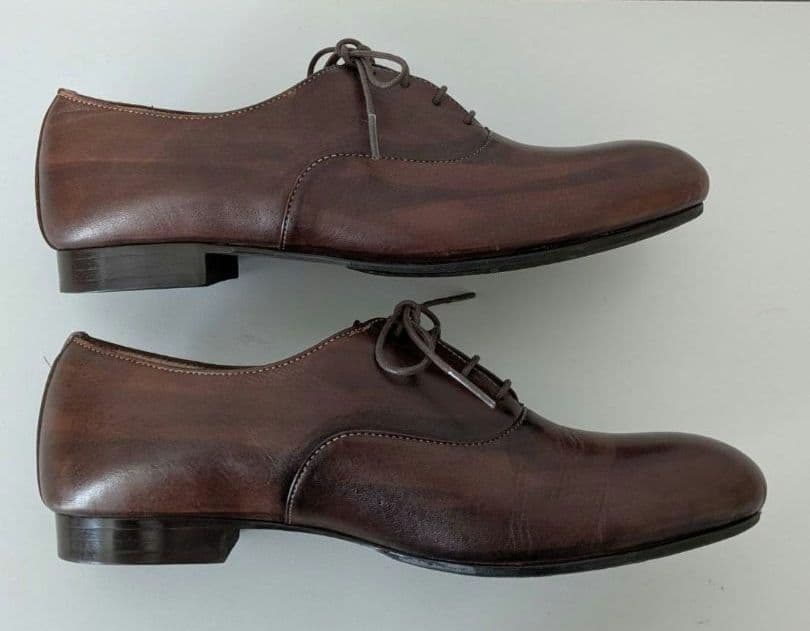 ビュルデサボン bulle de savon ハンドペイントレザーシューズ　M