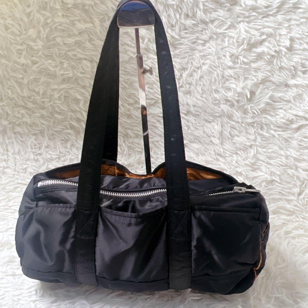 ✨美品✨　PORTER ポーター タンカー ミニドラムバッグ ブラック