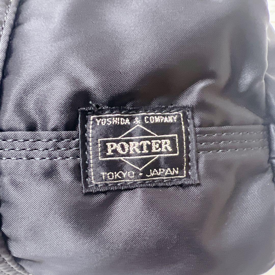 ✨美品✨　PORTER ポーター タンカー ミニドラムバッグ ブラック