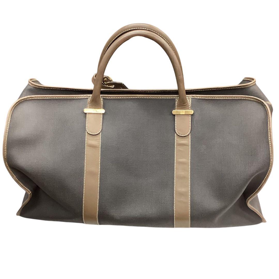 【dunhill】パドロック★ボストンバッグ★良品【ダンヒル】