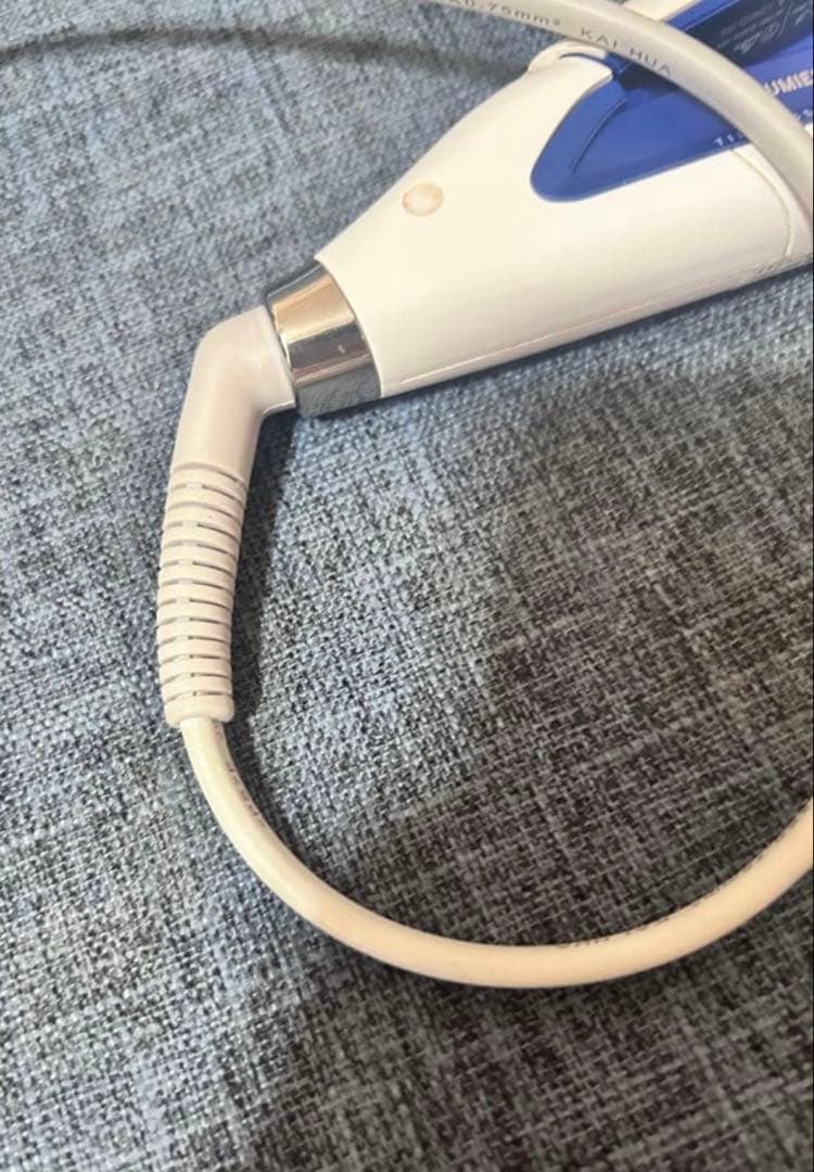 3D Plus ヘアビューロン ストレートヘアアイロン ホワイト・ブルー