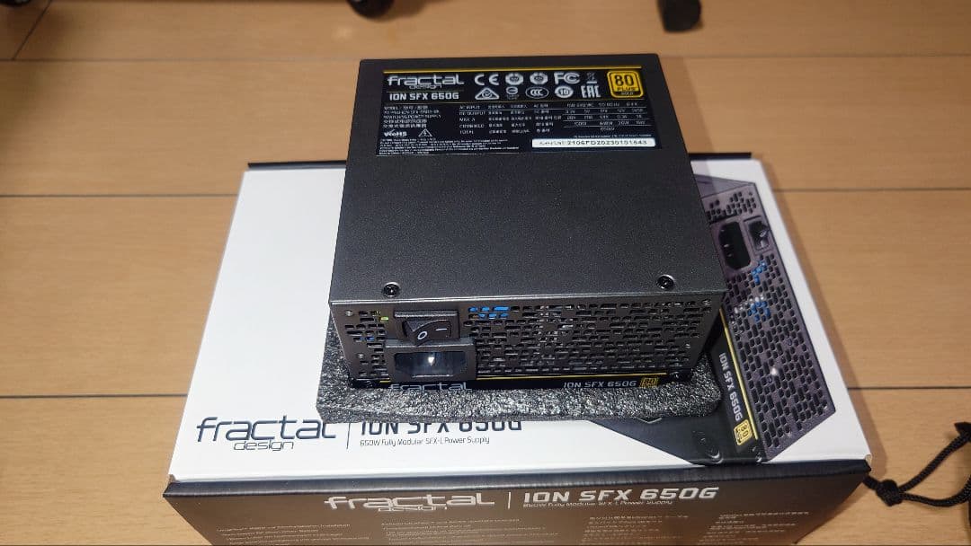 ION SFX 650G 650W 80PLUS Gold SFX-L電源