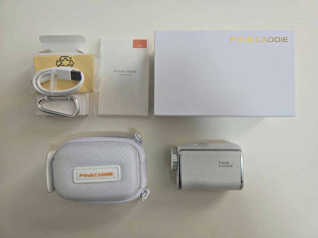 FINE CADDIE J5 ゴルフ用レーザー距離計 ホワイト