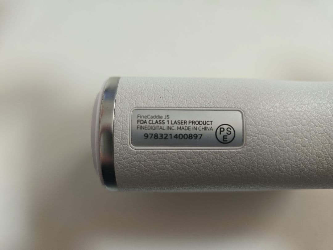 FINE CADDIE J5 ゴルフ用レーザー距離計 ホワイト