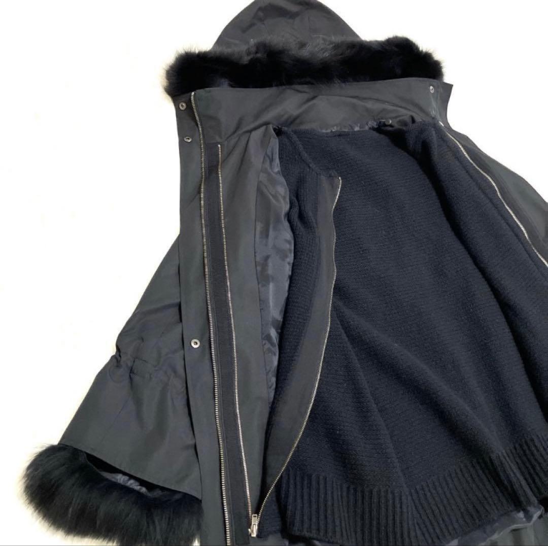 ご予約品　Untitled アンタイトル　モッズコート　FOXファー 12.6万