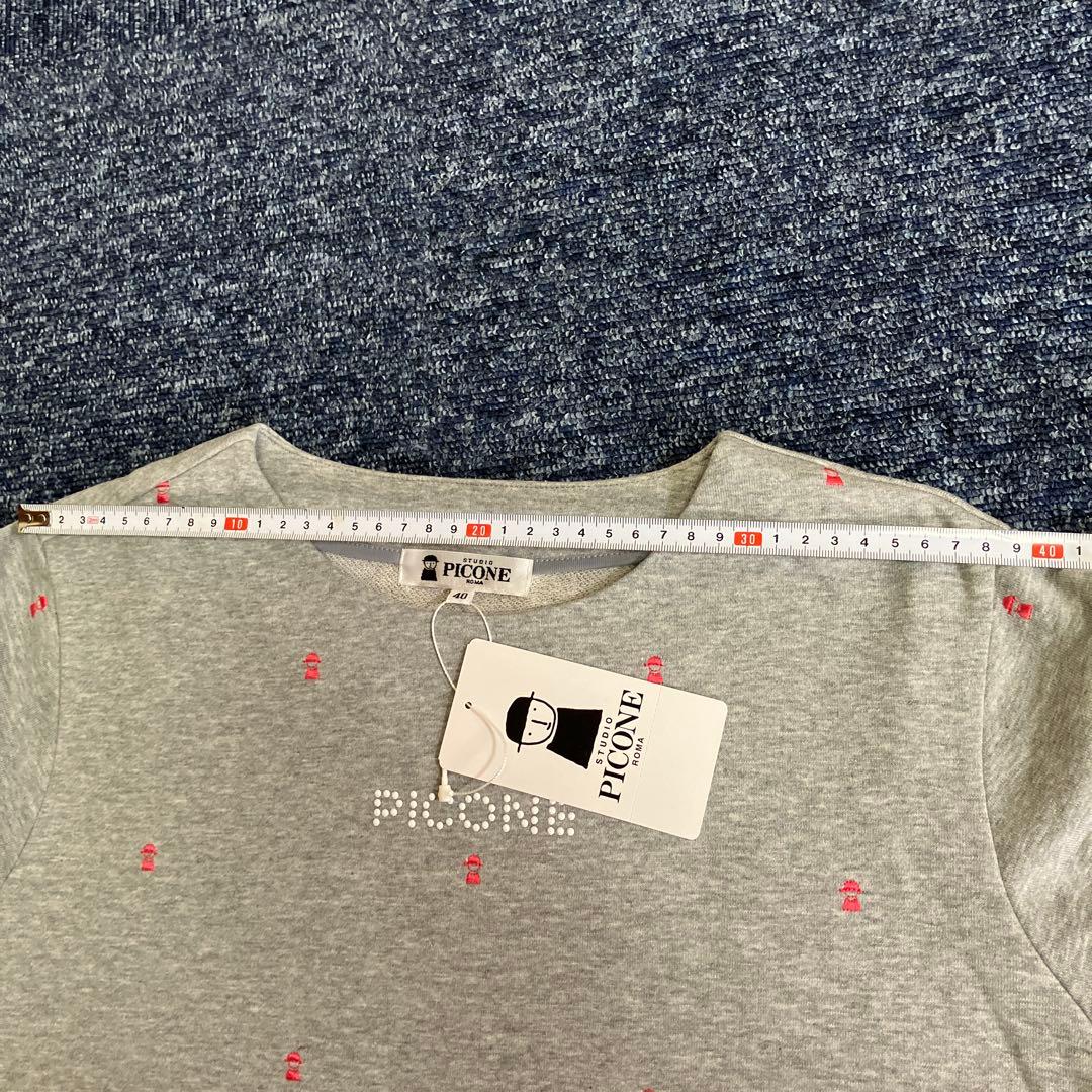 ピッコーネ八分袖？チュニック 　トレーナー生地