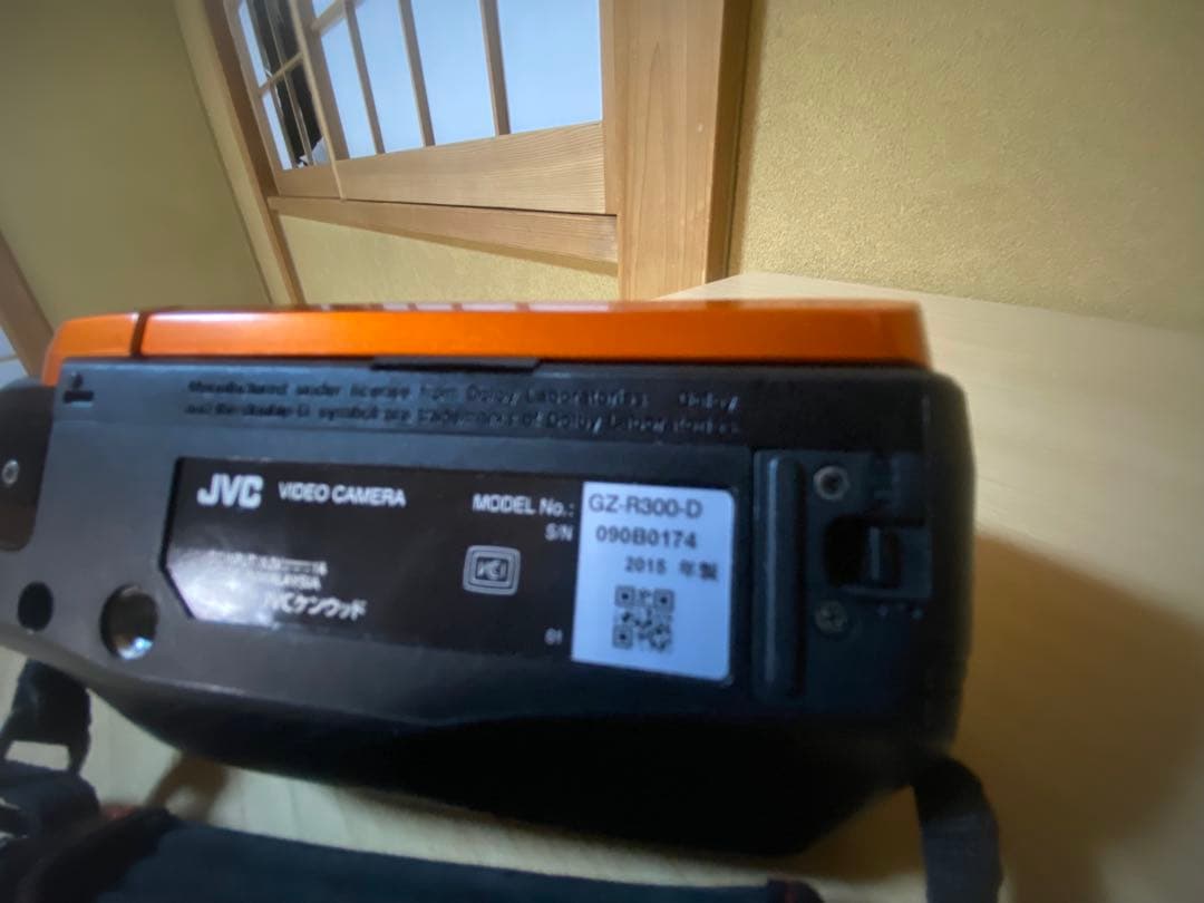 【お値下げ可能！】JVC オレンジ ビデオカメラ 本体