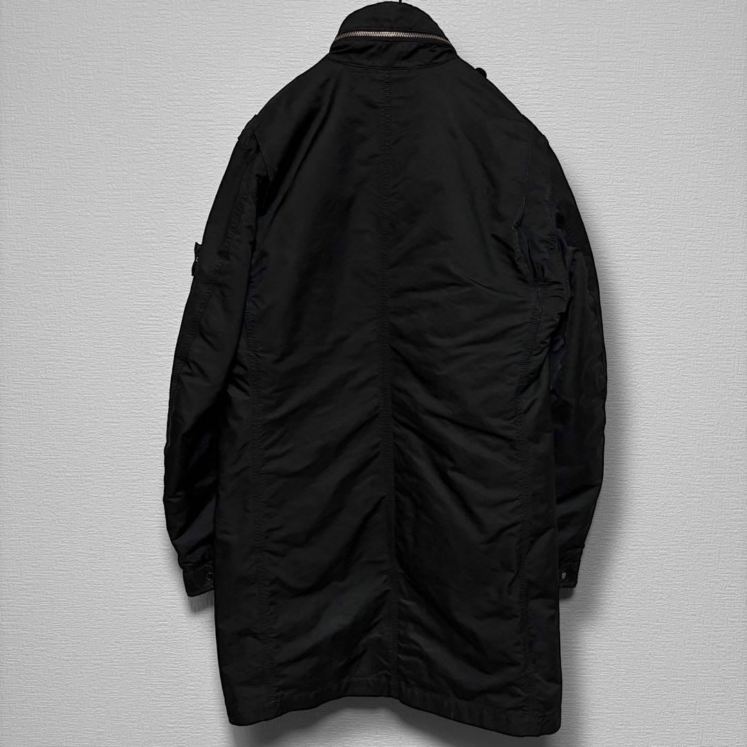 09aw/ストーンアイランド/ミリタリーモッズコート/黒/M